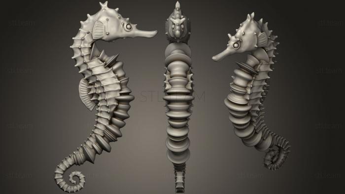 3D model Seahorse (1) (STL)